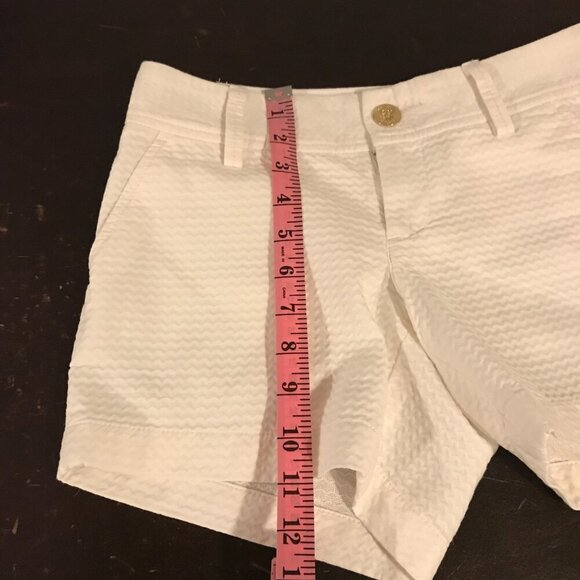 Lilly Pulitzer Callahan Resort White Callahan 5" Cotton Shorts - Size 00 - NWT - Picture 16 of 16